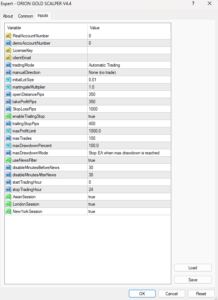 Orion Gold Scalper v4.5 MT4 EA (Build Latest) Non DLL 1 Screenshot 2025 02 21 082304
